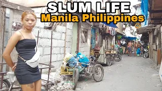 Life inside the SLUM In manila Philippines|Happyland tondo [4k] Walking tour