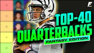 Top 40 Quarterback Rankings + Tiers | Finding Value in Later Rounds (2023 Fantasy Football)