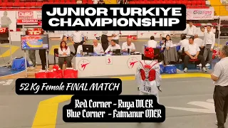 Ruya DILER & Fatmanur ONER - Final Match #taekwondo #tkd