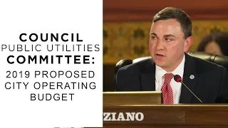 Council Public Utilities Committee: 2019 Proposed City Operating Budget