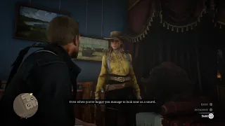 Sadie Adler and Arthur spend quality time together - Red Dead Redemption 2