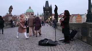 Azroy Jamiri - Yesterday (The Beatles)BUSKING IN PRAGUE!!!