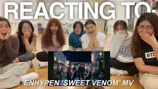 Dance Team Reacts To ENHYPEN (엔하이픈) 'Sweet Venom' MV | Crescent Moon