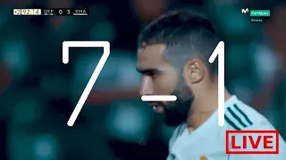 Real Madrid vs Deportivo La Coruna all goals and highlights 7 - 1  21 . 01 . 2018
