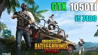 PUBG MOBILE : GTX 1050Ti OC  +  i5 7400