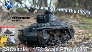 ESCI/Italeri  1/72 Scale Panzer 35T - Building a Model Kit From The 1970's...