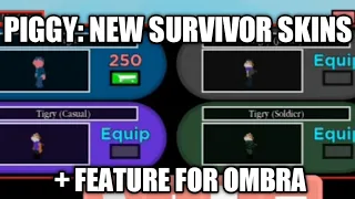 Piggy: New Build Mode Survivor Skins and Feature for Ombra!