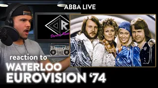 ABBA Reaction WATERLOO Eurovision LIVE 1974 (FANTASTIC!)  | Dereck Reacts