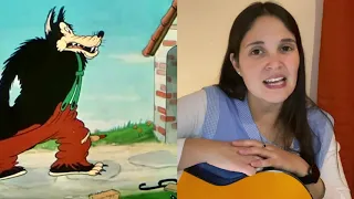 Clase de música - Sala 3 años "Cuento sonoro: Los tres cerditos y el lobo"