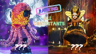 The masked singer UK | Season 1 | Ranking all contestants