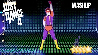 Just Dance 4 | Never Gonna Give You Up - Mashup