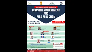 Disaster Management and Risk reduction.| DISASTER IN INDIA | MHA | DRR | 2022 | DISASTER RISK | IND