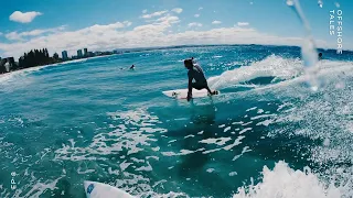 Surfing Crystal Clear Water at Snapper Rocks | RAW POV