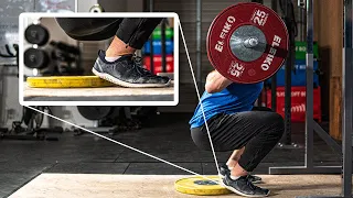 How To Squat Better - Increase Depth, More Mobility & Use Your Legs (Heels Elevated Squat)