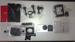 Unboxing & Review NEW SJ4000 1080P HD 2 0 Sports Action Camera