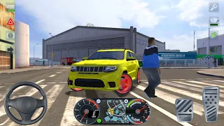 Taxi Sim 2020 🚕 💥 Driving Jeep 4X4 SUV in City || Taxi Game 50 || Alpha Mobile gaming