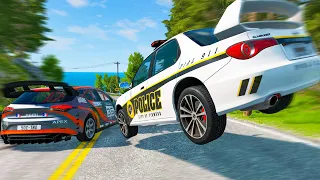 КАК В КИНО! ЗРЕЛИЩНЫЕ ПОГОНИ в BeamNG.Drive