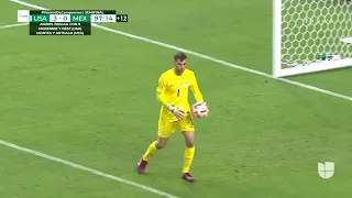 Ref ends match over chant | USA vs MEXICO