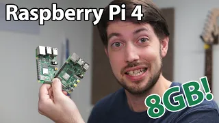Raspberry Pi 4 goes 8GB, Pi OS goes 64 bit!