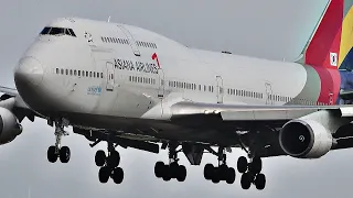 아시아나 HL7428 이륙  착륙 | 퇴역한 최후의 여객형 보잉 747-400 | Incheon Airport Plane Spotting [ICN/RKSI]