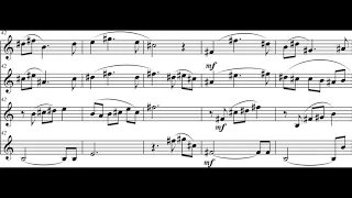 Adrienne Albert - Mirror Image for Saxophone Quartet (2002) [Score-Video]