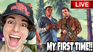 MY FIRST TIME PLAYING GTA!!