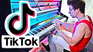 Tik Tok Songs on Piano 🎹- ❤😍عزف البيانو التيك توك