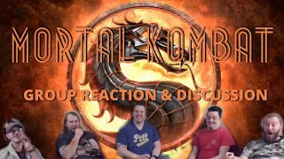 Mortal Kombat (2021) - Group Reaction and Discussion (Audio Issues)