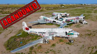 Why are these airplanes ABANDONED in the Desert? | Chandler, Arizona