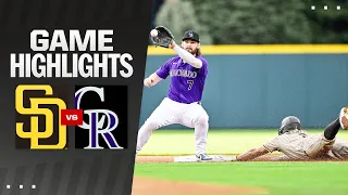 Padres vs. Rockies Game Highlights (4/22/24) | MLB Highlights