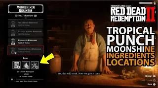 Tropical Punch Moonshine Ingredients Locations in Red Dead Online Easiest Recipe For Fast Cash