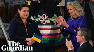 Ukrainian ambassador receives standing ovation during Biden State of the Union address