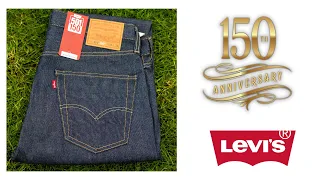 Levi´s 501 150th anniversary review and comparison with Levi´s 501 1947 Japanese selvedge.