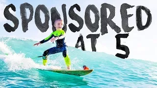 5 Year Old Sponsored Surfer // Waikiki Beach, Hawaii