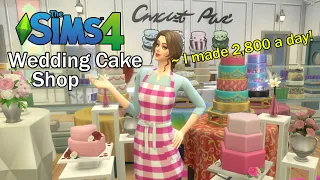 How to run a Wedding Cake Shop in the Sims 4 (no mod)