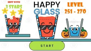 Happy Glass Level 251 to 270 Walkthrough 3 Stars