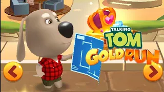 Talking Tom Gold Run Gameplay #5 Unlock Frosty Tom Snow Ride