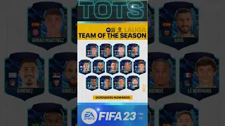 Команда Сезона Ла Лига Все Кандидаты Голосуем FIFA 23 TOTS