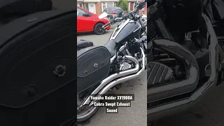 Yamaha Raider XV1900A Cobra Swept exhaust sound.