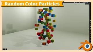 Blender Tutorial : Random or Multiple Color Particles System in Blender 3.0