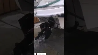 🥲 бывает и такое. Оторвал колонку MerCruiser