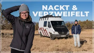 DURCH EISKALTES WASSER IM CANYON | UTAH IM WINTER | Van Life USA | #75