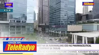 PNP: May 4 persons of interest na sa nawawalang CEO ng pharmaceutical company sa Taguig
