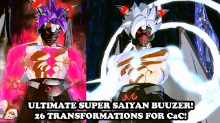 26 EPIC TRANSFORMATIONS FOR CaC! Strongest CaC Buuzer VS HARDEST Goku Quest Ever! DB Xenoverse 2 Mod