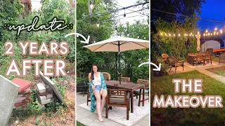 extreme backyard makeover 2 year update | sarah brithinee