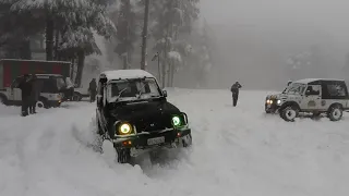 Gypsy Offoading MADNESS in SNOW| Shimla #KUFRI 4×4 Ride | Shimla Snow Drive Extreme