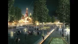 Как строили парк Зарядье, Москва. (360 градусов)