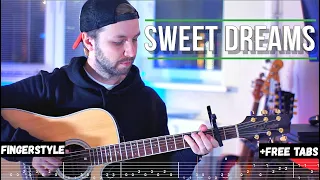 Marilyn Manson - Sweet Dreams (Are Made Of This) | Fingerstyle + Free tabs