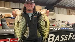 Catching GIANT CRAPPIE!! (catch clean cook)