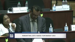 RAMJATTAN LISTS ‘HAVES’ FOR BUDGET 2023